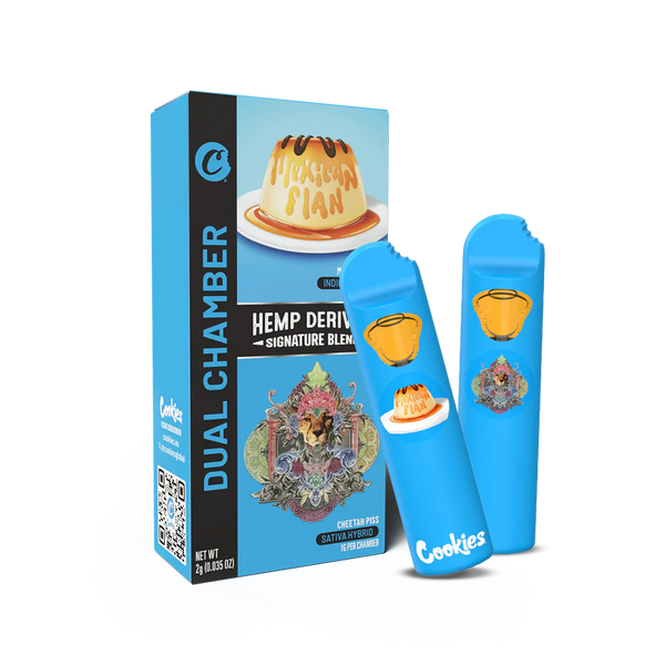 VAPE DUAL CHAMBER MEXICAN FLAN & CHEETAH PISS