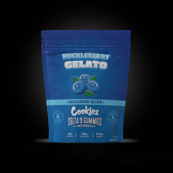 GUMMIES HUCKLEBERRY GELATO, 10mg/gum, 10 gummies