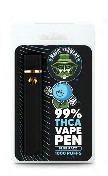 VAPE PEN LIVE RESIN THCA 99%, 2 ml, 1000 puffs